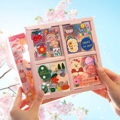 DIY Journal Stickers Kit 100PcsBundle, SationeryNEW TOWN BAZAAR