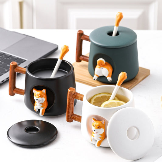 Cute Shiba Inu MugGIFT HERNEW TOWN BAZAAR