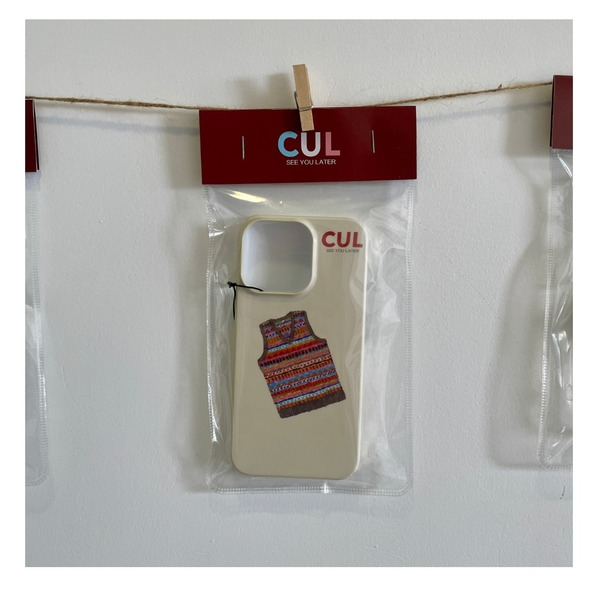 Hand Painted Vest Phone CaseNEW TOWN BAZAAR