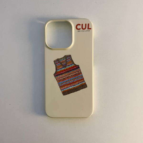 Hand Painted Vest Phone CaseNEW TOWN BAZAAR