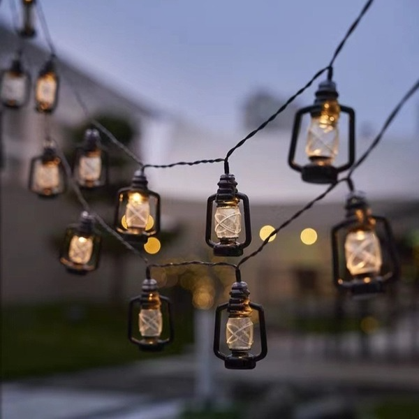 Retro Kerosene Lamp Shaped String LightsNEW TOWN BAZAAR