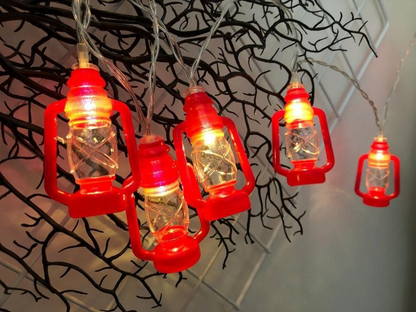 Retro Kerosene Lamp Shaped String LightsNEW TOWN BAZAAR