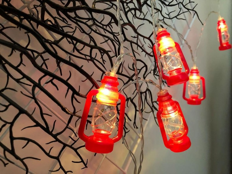 Retro Kerosene Lamp Shaped String LightsNEW TOWN BAZAAR