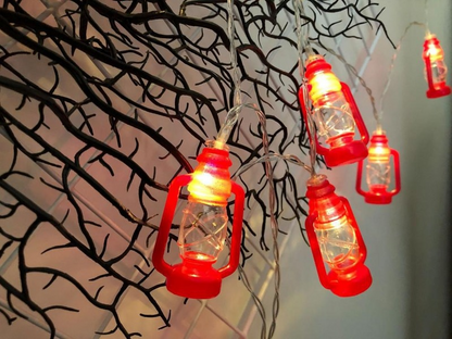 Retro Kerosene Lamp Shaped String LightsNEW TOWN BAZAAR