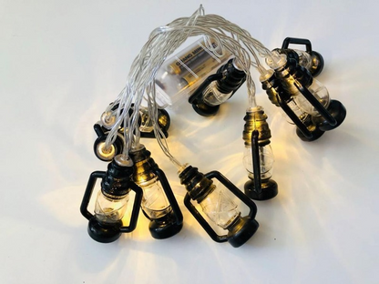 Retro Kerosene Lamp Shaped String LightsNEW TOWN BAZAAR