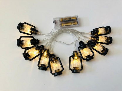 Retro Kerosene Lamp Shaped String LightsNEW TOWN BAZAAR