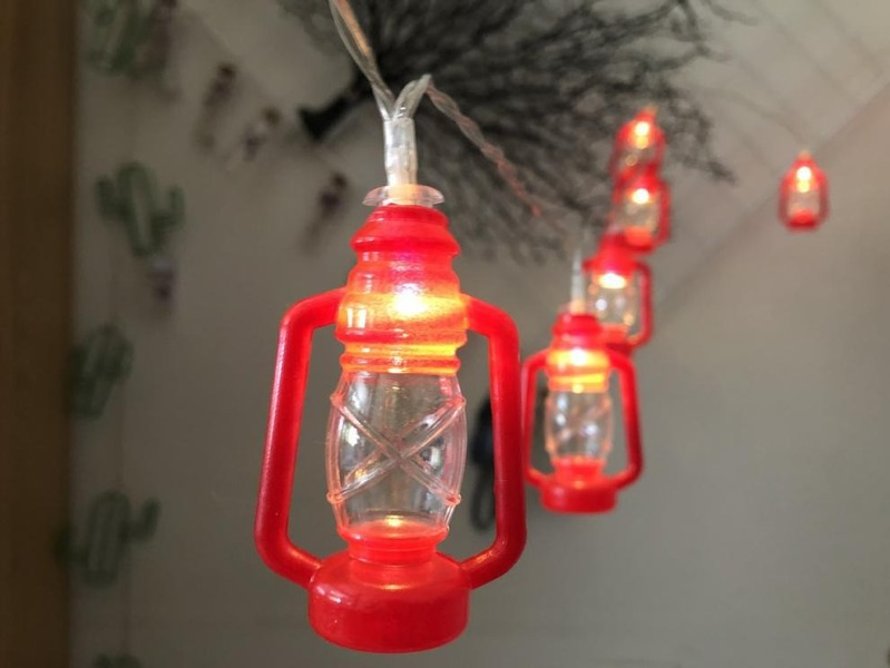 Retro Kerosene Lamp Shaped String LightsNEW TOWN BAZAAR