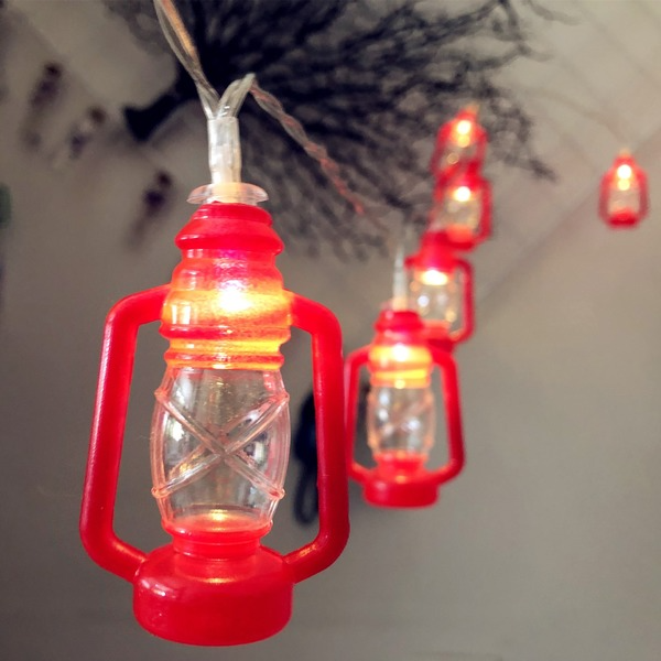 Retro Kerosene Lamp Shaped String LightsNEW TOWN BAZAAR