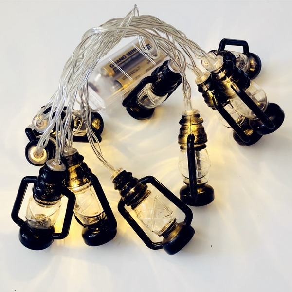 Retro Kerosene Lamp Shaped String LightsNEW TOWN BAZAAR