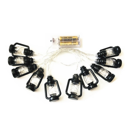 Retro Kerosene Lamp Shaped String LightsNEW TOWN BAZAAR