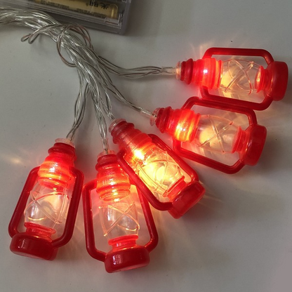 Retro Kerosene Lamp Shaped String LightsNEW TOWN BAZAAR