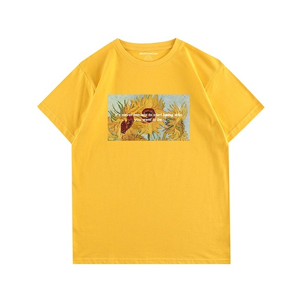 Van Gogh Sunflower T-ShirtT-shirt, unisex T-shirt, unisex TshirtNEW TOWN BAZAAR