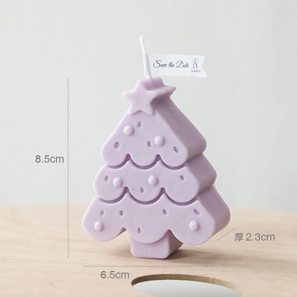 Christmas Tree Scented Natural Soy Wax Festive Aroma Candle