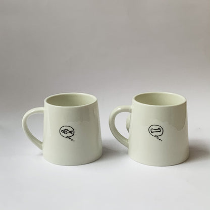 Handmade Small Animal Tail Style Mug Playful Mug Design