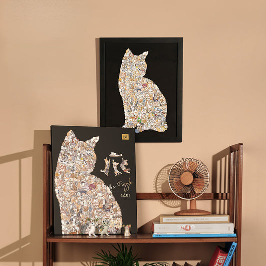 Exquisite Cat Shape PuzzleTOINEW TOWN BAZAAR
