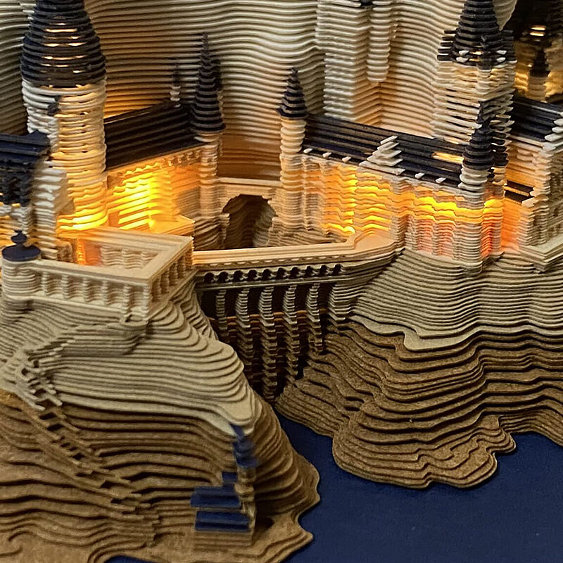 3D Harry Potter Castle Memo Pad Paper NEW TOWN BAZAAR
