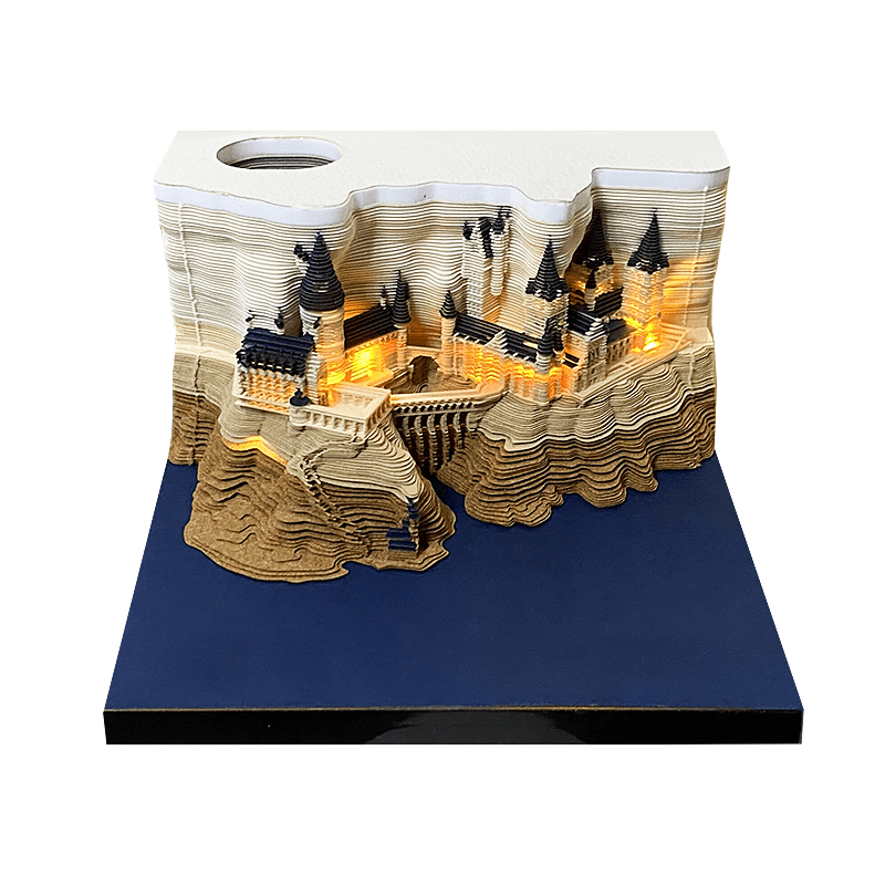 3D Harry Potter Castle Memo Pad Paper NEW TOWN BAZAAR