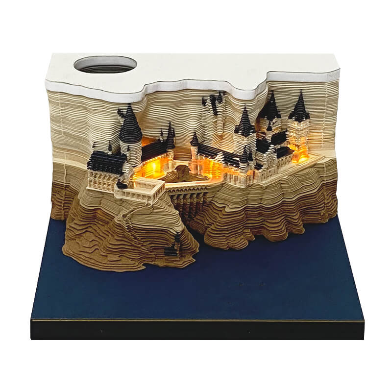 3D Harry Potter Castle Memo Pad Paper NEW TOWN BAZAAR