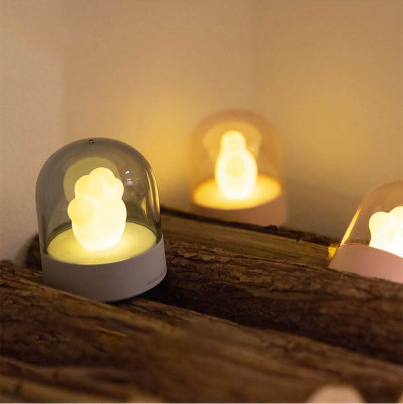 Cat Paw Night Light Music BoxCat, Light, Night LightsNEW TOWN BAZAAR