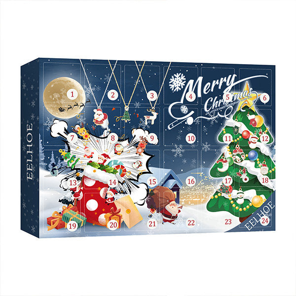 Christmas Pendant Themed Calendar BoxNEW TOWN BAZAAR