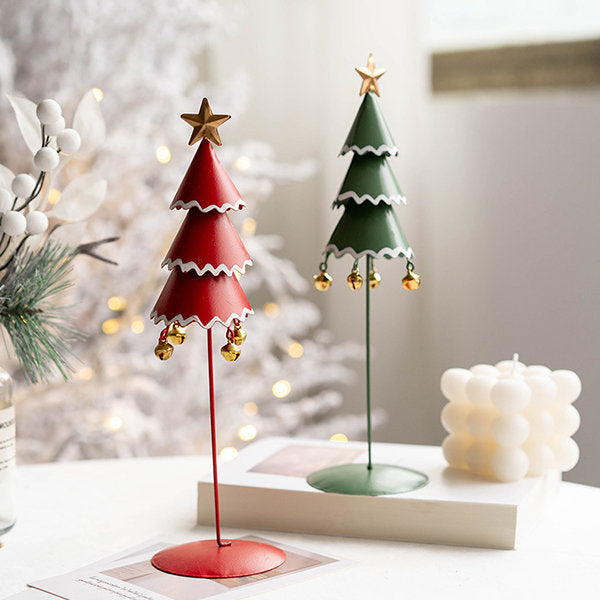 Christmas Tree Ornament - Iron - Red - GreenNEW TOWN BAZAAR