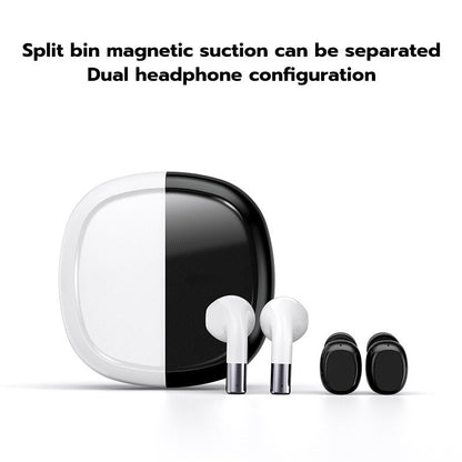 Duoble Pod Headset Designed Panda Model Bluetooth Earbuds