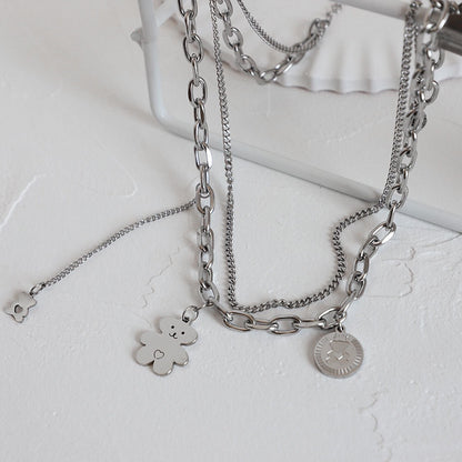 Y2K Fashion Love Bear Pendant NecklaceGIFT HER, necklace, newNEW TOWN BAZAAR