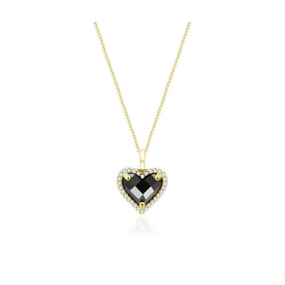 Black Vintage Heart NecklaceJewelry, necklaceNEW TOWN BAZAARNecklaces