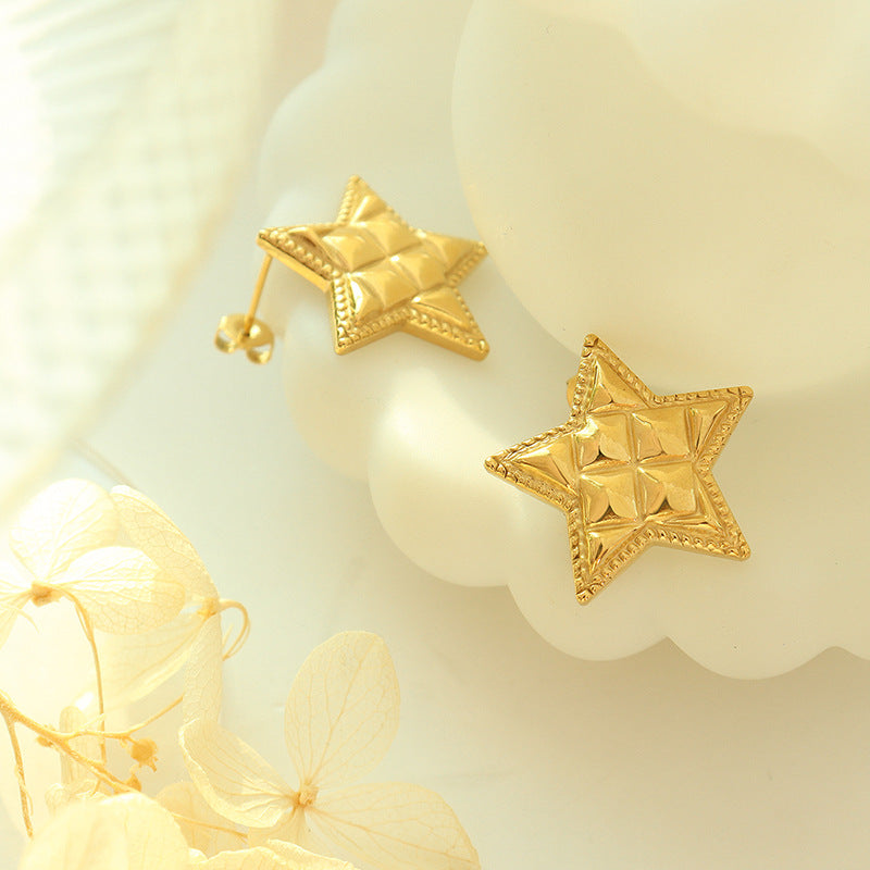 Five Pointed Star EarringsNEW TOWN BAZAAR