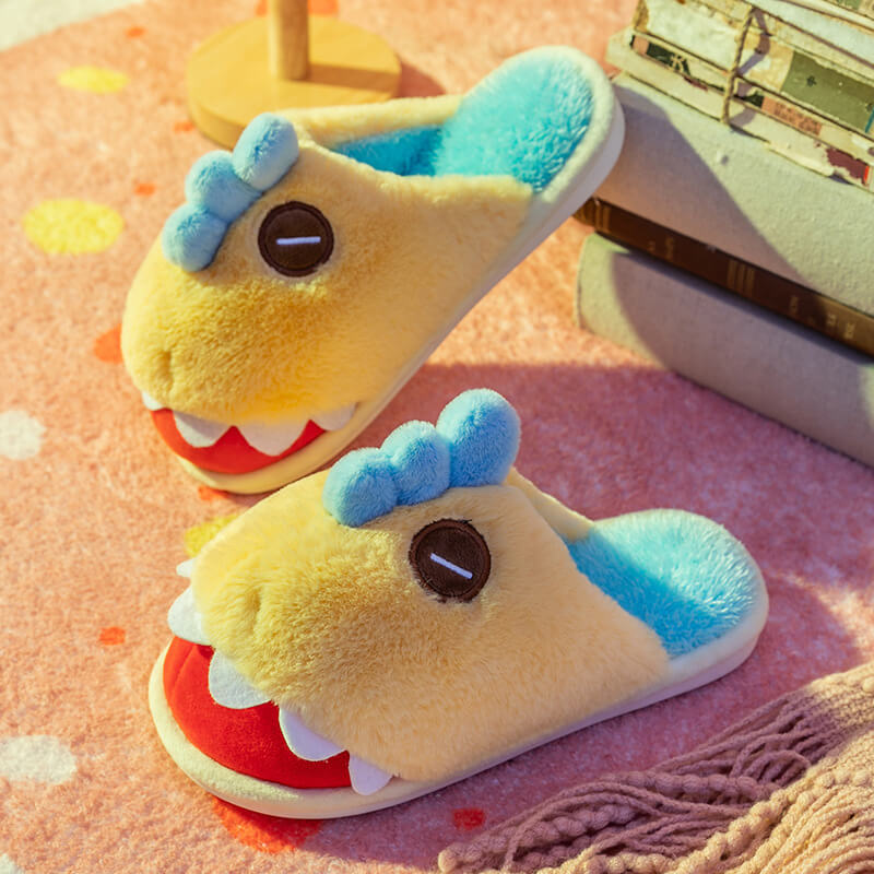 Dinosaur Cotton SlippersCotton Slippers, Dinosaur Cotton Slippers, SlippersNEW TOWN BAZAAR