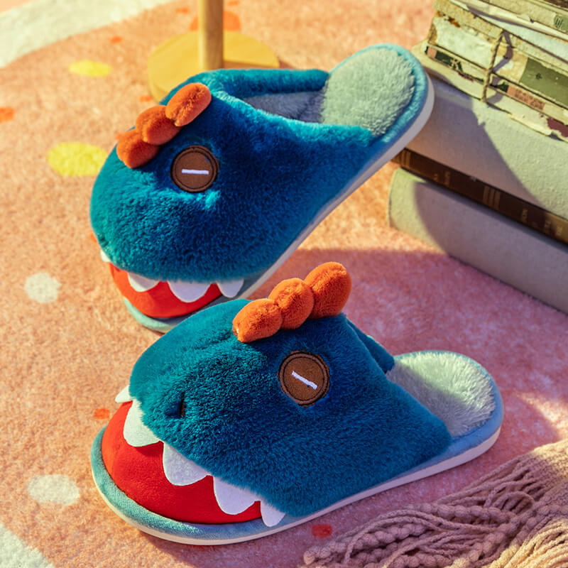 Dinosaur Cotton SlippersCotton Slippers, Dinosaur Cotton Slippers, SlippersNEW TOWN BAZAAR