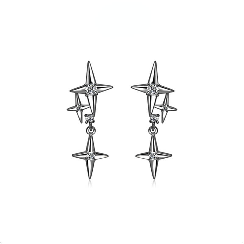 Star Stud Earringsearrings, Jewelrymini star