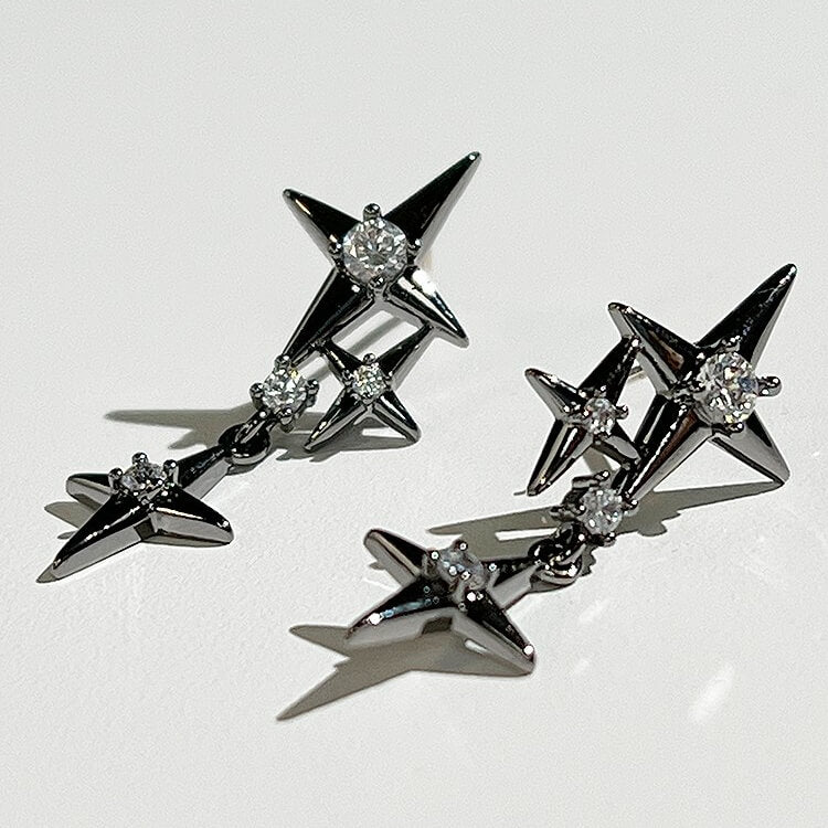 Star Stud Earringsearrings, Jewelrymini star