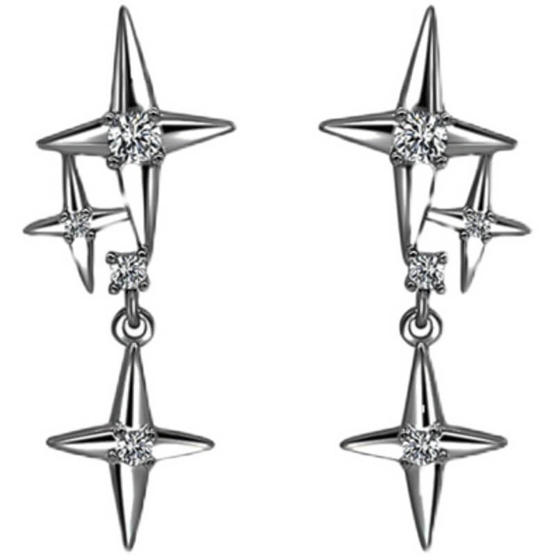 Star Stud Earringsearrings, Jewelrymini star