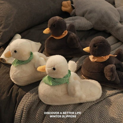 Cute Duck SlippersCotton Slippers, SlippersNEW TOWN BAZAAR