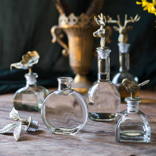 Small Glass Bottles with StopperNEW TOWN BAZAAR