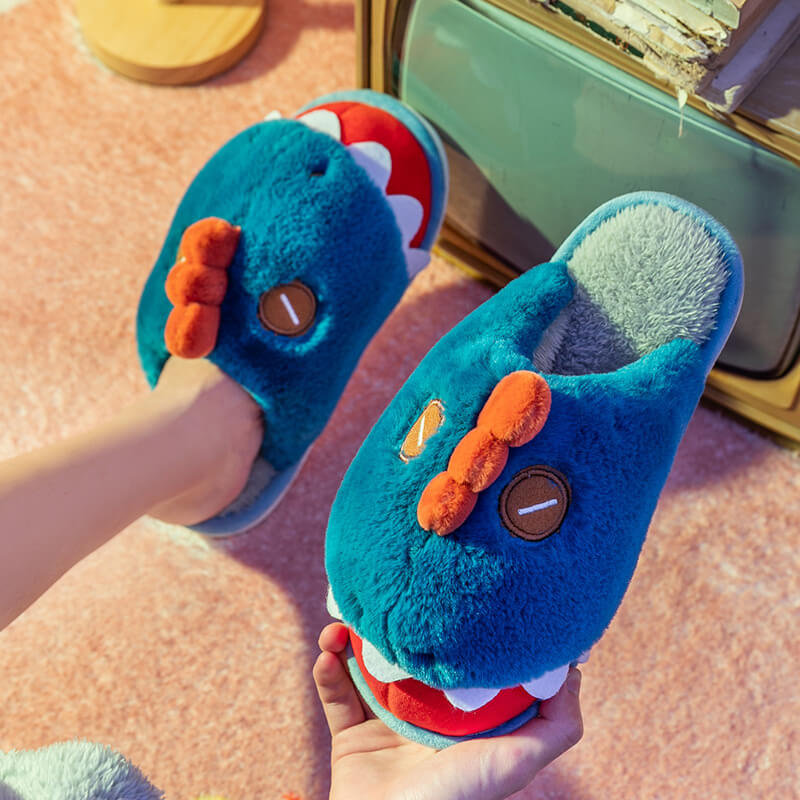 Dinosaur Cotton SlippersCotton Slippers, Dinosaur Cotton Slippers, SlippersNEW TOWN BAZAAR