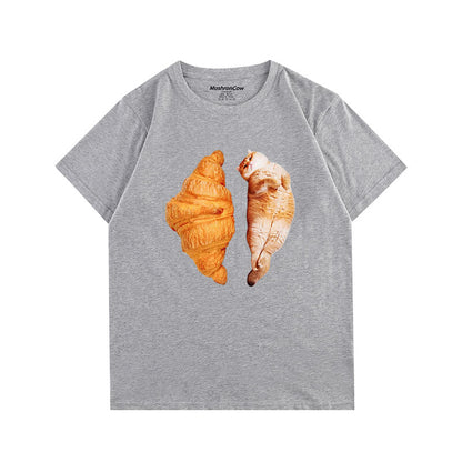 Bread Cat T-Shirt T-shirt, unisex T-shirt, unisex Tshirt NEW TOWN BAZAAR Shirts & Tops