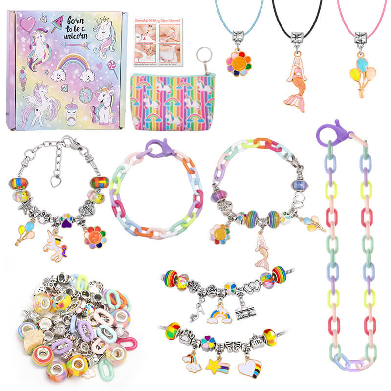 DIY Unicorn Bracelet Setbracelet, Bracelet Set, Christmas, festival, kids, UnicornNEW TOWN BAZAAR