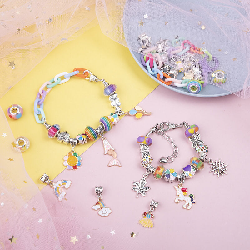 DIY Unicorn Bracelet Setbracelet, Bracelet Set, Christmas, festival, kids, UnicornNEW TOWN BAZAAR