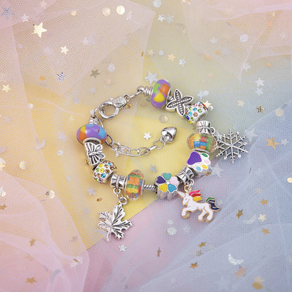 DIY Unicorn Bracelet Setbracelet, Bracelet Set, Christmas, festival, kids, UnicornNEW TOWN BAZAAR