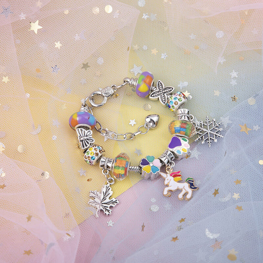 DIY Unicorn Bracelet Setbracelet, Bracelet Set, Christmas, festival, kids, UnicornNEW TOWN BAZAAR