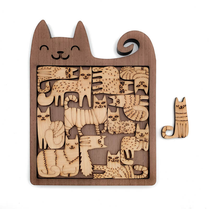 Cute Cat Brain-burning PuzzlePuzzles, StationeryNEW TOWN BAZAAR