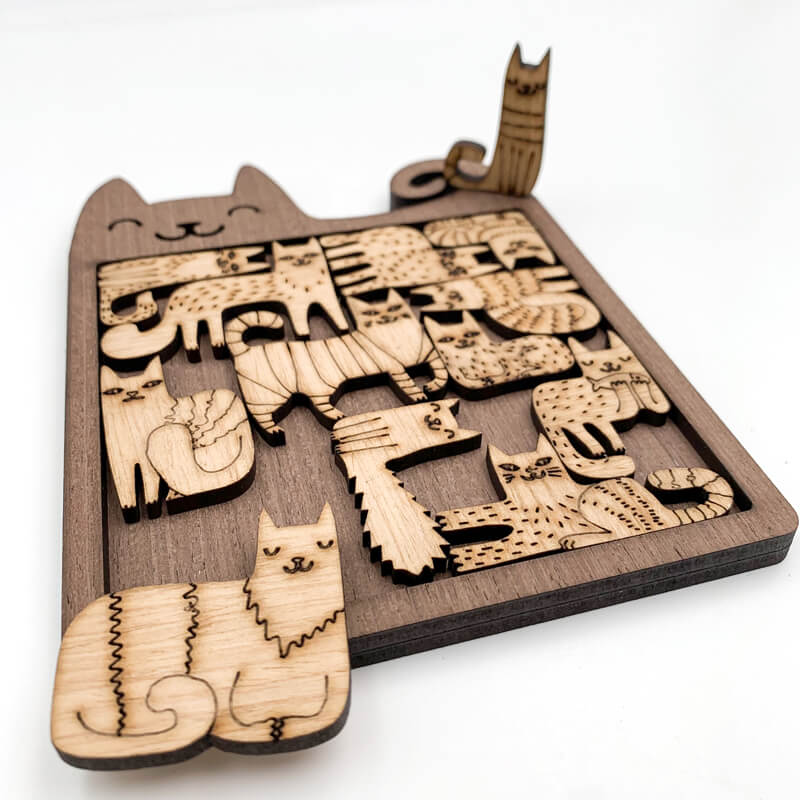 Cute Cat Brain-burning PuzzlePuzzles, StationeryNEW TOWN BAZAAR