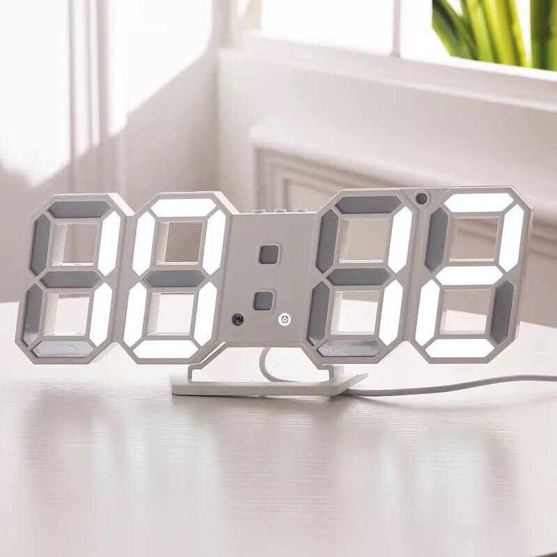 3D LED Dorm Digital ClockNEW TOWN BAZAAR