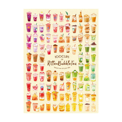 Kitten Bubble Tea PuzzleTOINEW TOWN BAZAAR
