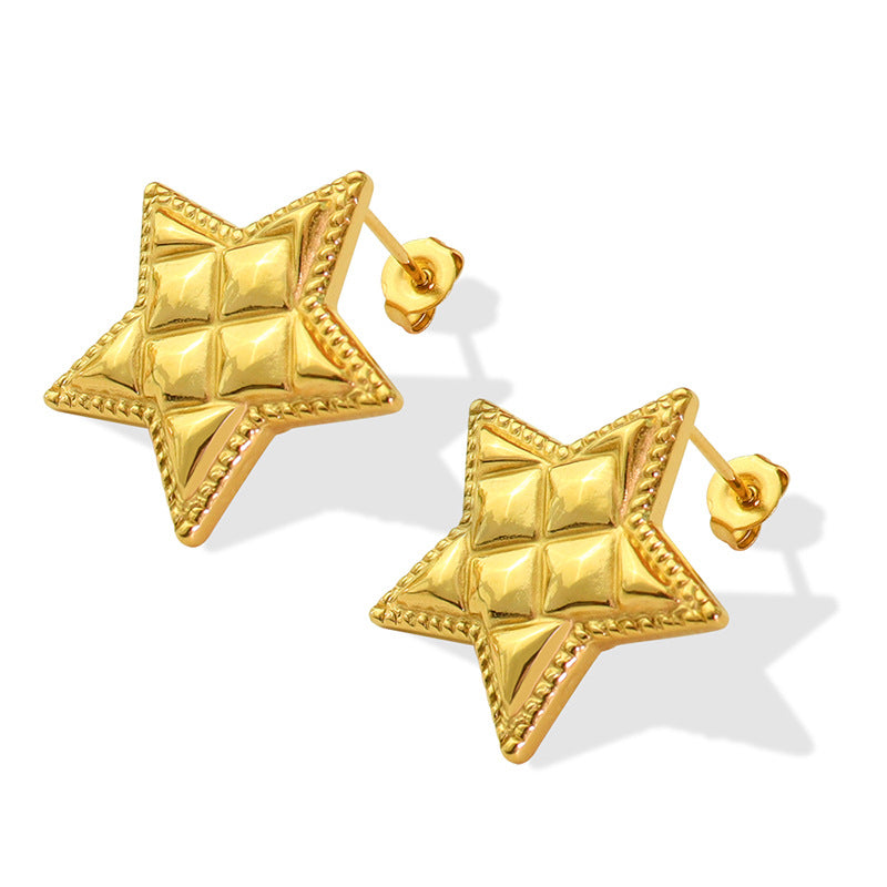 Five Pointed Star EarringsNEW TOWN BAZAAR