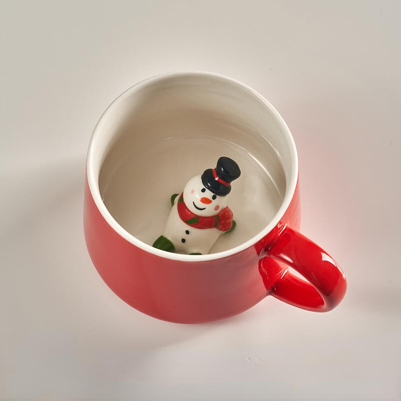 Christmas Red Decoration Gift MugsChristmasNEW TOWN BAZAAR