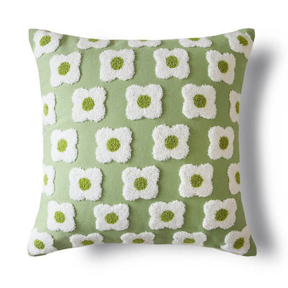 Floral Shape Cotton Linen PillowcaseHOME PILLOWS, PillowcasesNEW TOWN BAZAAR