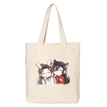 Sac fourre-tout en toile Xie Lian et Hua Cheng